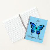 Liebe verwandelt Hate Spiral Notebook Notizblock (Innenseite)