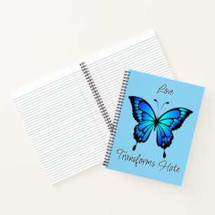 Liebe verwandelt Hate Spiral Notebook Notizblock