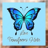 Liebe verwandelt Hate Window Cloning Fensteraufkleber (Blatt 2)