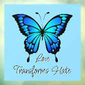 Liebe verwandelt Hate Window Cloning Fensteraufkleber (Blatt 3)