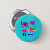 Liebe verwischt dich selbst, was es wert ist, button (Vorne & Hinten)