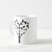 Liebe verziert kaffeetasse (Vorderseite Links)