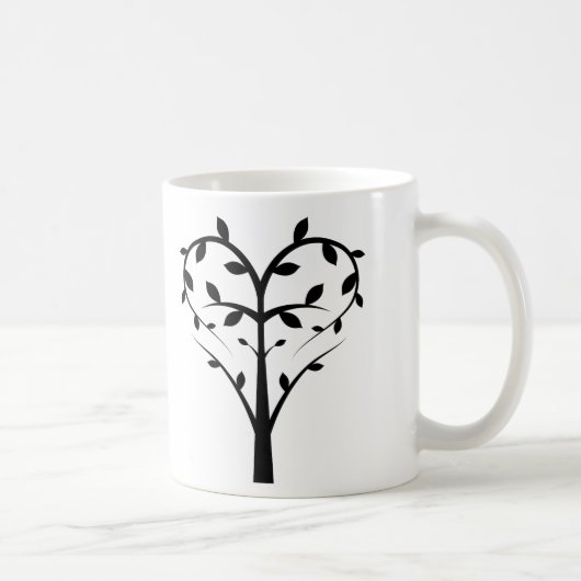 Liebe verziert kaffeetasse (Rechts)