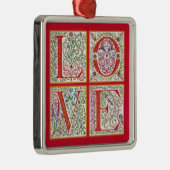 LIEBE Verzierung Ornament Aus Metall (Rechts)