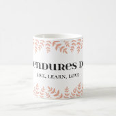 Liebe verzögert: Zeitloses Liebe-Zitat Kaffeetasse (Mittel)