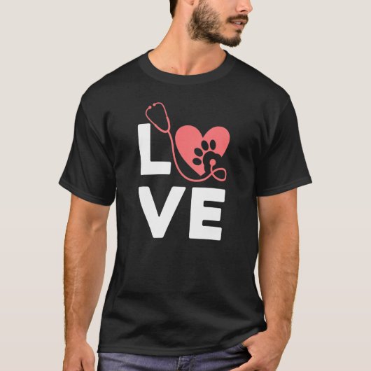 LIEBE Veterinary Veterinary Animal Rescue T-Shirt (Vorderseite)