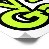 Liebe-Videospiele mit hellen Augen Poster (Ecke)