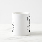 Liebe viele, vertrauen einigen kaffeetasse (Mittel)