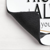 Liebe viele, vertrauen einigen mousepad (Ecke)