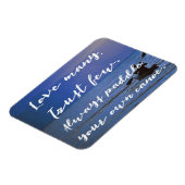 Liebe Viele. Vertrauen Sie nur wenigen. Paddle Own Magnet (Linke Seite)