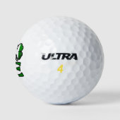 Liebe Vierblättriges Kleeblatt Irish Flag St. Patr Golfball (Logo)