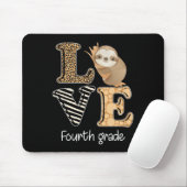 Liebe Vierte Klasse Faultier 4. Klasse Lehrer Ck Z Mousepad (Mit Mouse)