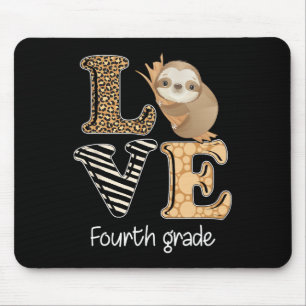 Liebe Vierte Klasse Faultier 4. Klasse Lehrer Ck Z Mousepad