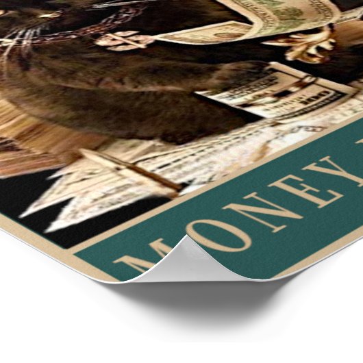 Liebe Vintag Poster (Ecke)