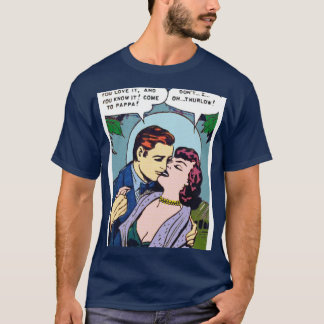 Liebe Vintage-Comics Mondlicht T-Shirt