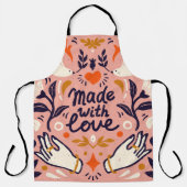 Liebe: Vintage rosa Komposition. Schürze (Vorderseite)