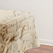 Liebe Vintager Dokumente mit Blume (2) Tischdecke (Beispiel)