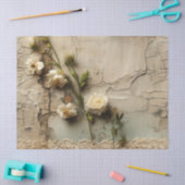 Liebe Vintager Dokumente mit Blume (3) Seidenpapier (Basteln)