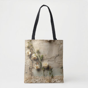 Liebe Vintager Dokumente mit Blume (3) Tasche