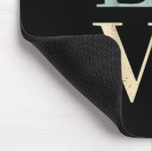 Liebe Vintages sibirisches Husky-Geschenk | Valent Mousepad (Ecke)