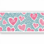 Liebe Vinyl Sticker (Vorderseite)