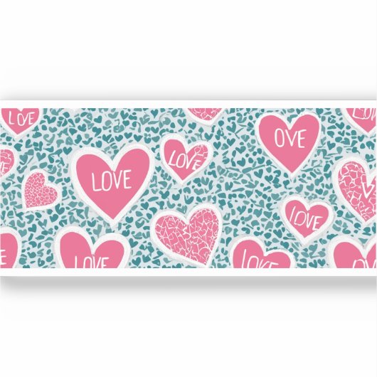 Liebe Vinyl Sticker (Vorderseite)