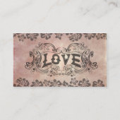 Liebe Visitenkarte (Rückseite)