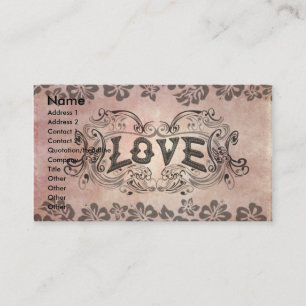 Liebe Visitenkarte