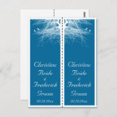 Liebe Vögel 2, Souvenir 2x Lesezeichen Postkarte (Vorne/Hinten)