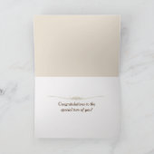 Liebe Vögel auf Seife Hochzeitsgratulation Karte (Innenseite)