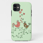 Liebe-Vögel Case-Mate iPhone Hülle (Rückseite)