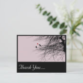 Liebe Vögel, danke Postcard Postkarte (Stehend Vorderseite)