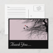 Liebe Vögel, danke Postcard Postkarte (Vorne/Hinten)