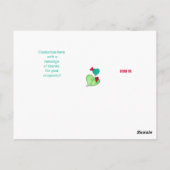 Liebe Vögel Danke Postkarte (Rückseite)