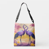 Liebe Vögel Delikatesse: Tote Tasche mit romantisc (Rückseite)