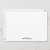 Liebe-Vögel, die Einladung (Marine, Wedding sind) (Rückseite)