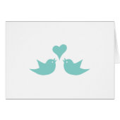 Liebe-Vögel, die vom Herzen singen (Vorderseite (Horizontal))