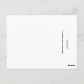 Liebe-Vögel, die willkommene Karte Wedding sind (Rückseite)