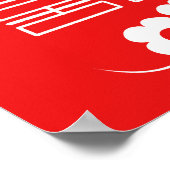 Liebe Vögel - Doppeltes Glück - Feng Shui Wall Art Poster (Ecke)