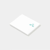 Liebe Vögel Gesang vom Herzen Post-it Klebezettel (angewinkelt)