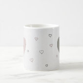 Liebe Vögel Herz Kaffeetasse (Mittel)