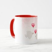 liebe Vögel herzlich Tasse (Vorderseite Links)