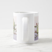 Liebe-Vögel Jumbo-Tasse (Rückseite)