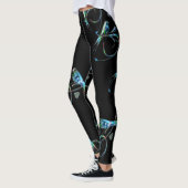 Liebe-Vogel-Leggings im Schwarzen Leggings (Links)