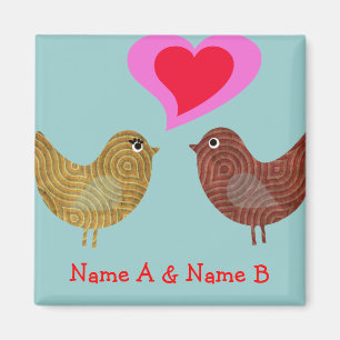 Liebe-Vogel-Magnet Magnet