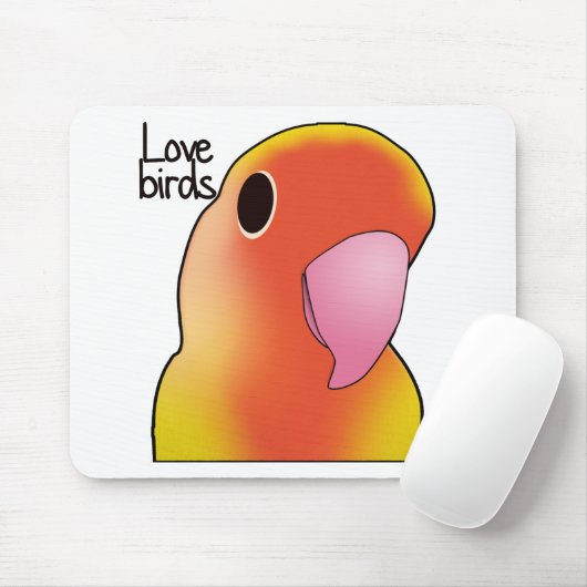Liebe-Vögel Mousepad (Mit Mouse)