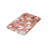 Liebe-Vogel-Muster Badematte (Schrägansicht)