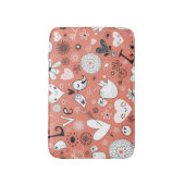 Liebe-Vogel-Muster Badematte (Vorderseite Vertikal)