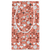 Liebe-Vogel-Muster Kleine Geschenktüte (Vorderseite)