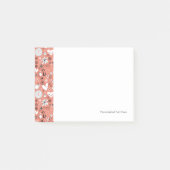 Liebe-Vogel-Muster Post-it Klebezettel (Vorderseite)